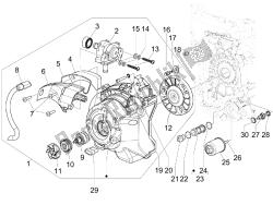 Flywheel magneto cover - Oil filter