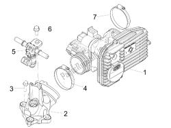 Throttle body - Injector - Union pipe