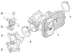 Throttle body - Injector - Union pipe