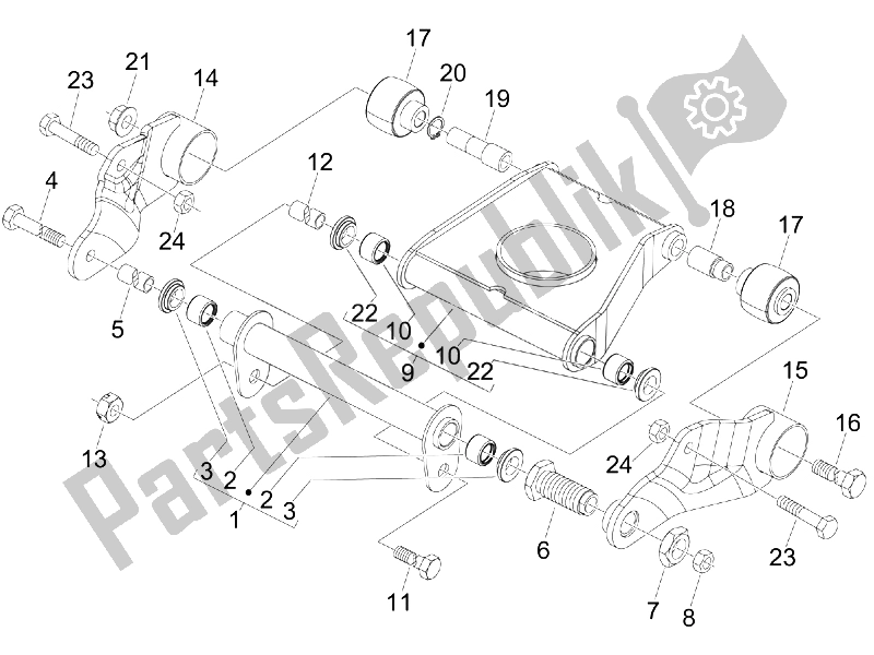 Toutes les pièces pour le Ca`ng du Piaggio MP3 400 IE LT Sport 2008