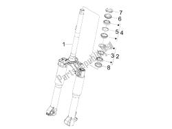 forcella / tubo sterzo - unità cuscinetto sterzo