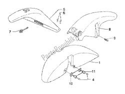 Wheel compartment- mudguard