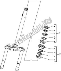 Steering bearing ball tracks