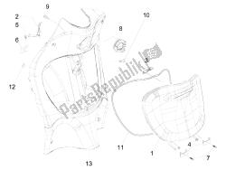 Front glove-box - Knee-guard panel