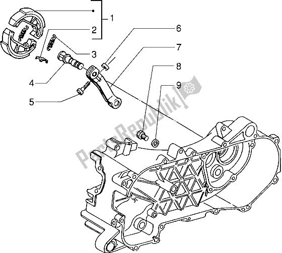 Tutte le parti per il Leva Del Freno del Piaggio Sfera RST 50 1995