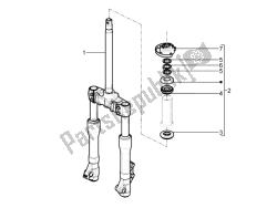 fourche / tube de direction - palier de direction