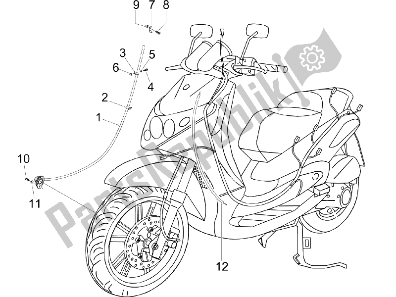 Toutes les pièces pour le Transmissions du Piaggio Beverly 125 2005