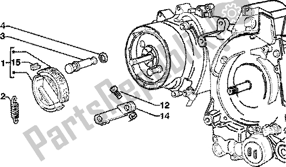 Toutes les pièces pour le Frein à Main du Piaggio Skipper 150 4T 2000