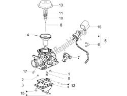 componenti del carburatore