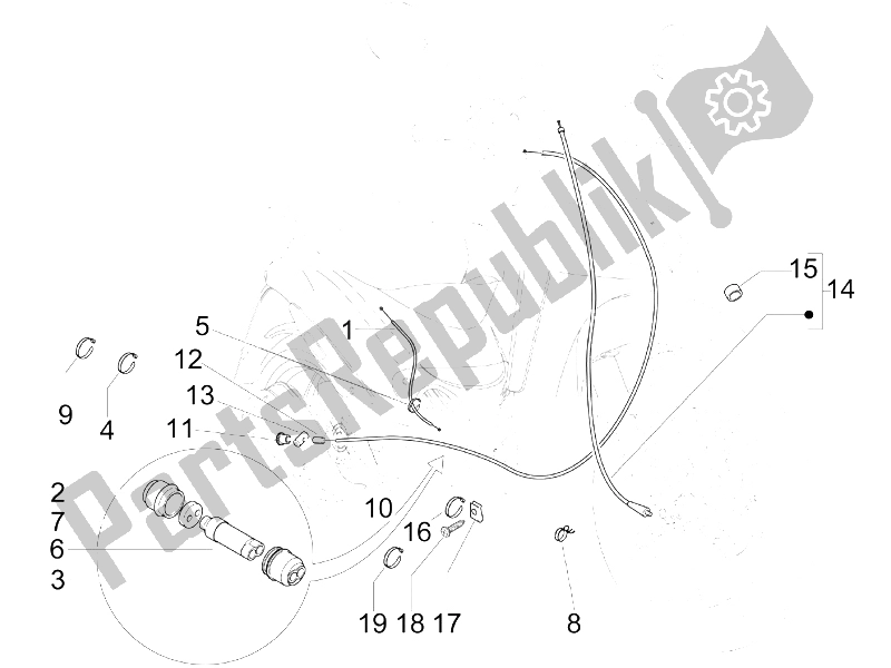 All parts for the Transmissions of the Piaggio Liberty 50 2T Sport UK 2006