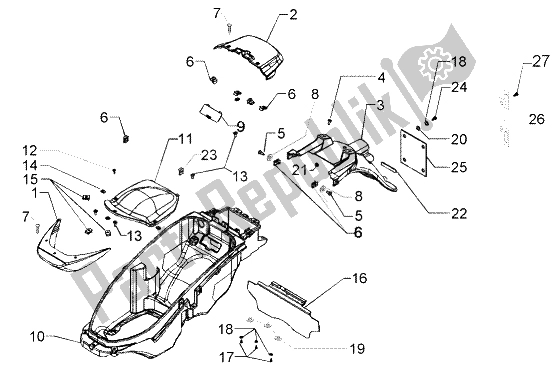 Toutes les pièces pour le Casque du Piaggio Beverly 500 2003