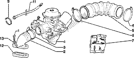 Toutes les pièces pour le Carburateur du Piaggio Skipper 150 4T 2000