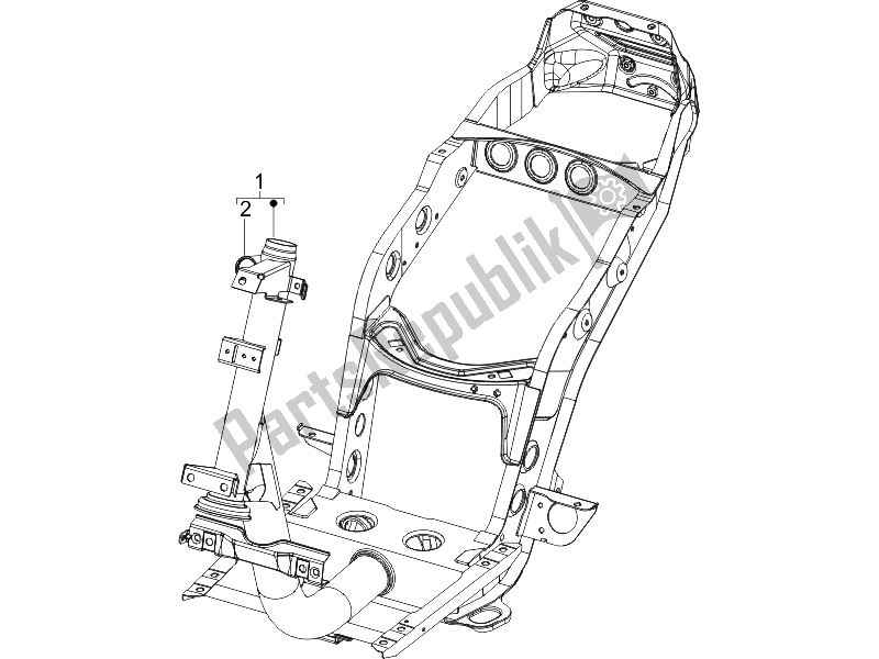 Toutes les pièces pour le Cadre / Carrosserie du Piaggio ZIP 50 2006