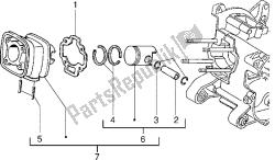 Cylinder-piston-wrist pin, assy (Vehicle with rear hub brake)