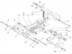 Swinging arm