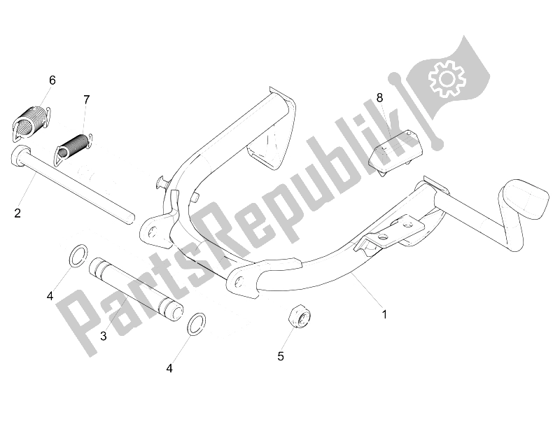 Wszystkie części do Stoisko / S Piaggio Liberty 50 4T MOC 2009