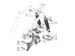 Rear suspension - Shock absorber/s