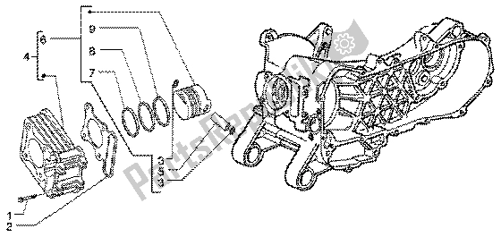 Toutes les pièces pour le Axe De Cylindre-piston-poignet, Assy du Piaggio Liberty 50 4T 2001