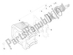 Cylinder-piston-wrist pin unit