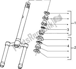 Steering bearing ball tracks