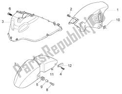 compartiment de roue-garde-boue