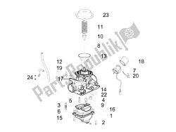 componenti del carburatore