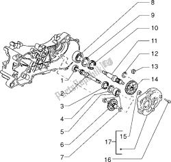 Rear wheel shaft