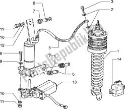 Automatically adjustable rear damper