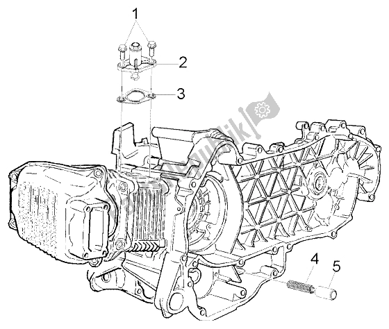 Toutes les pièces pour le Tendeur De Chaîne By-pass Valve du Piaggio FLY 125 4T 2004