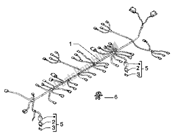Toutes les pièces pour le Unité De Câbles Principale du Piaggio X9 180 Amalfi 2002