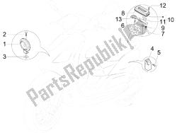 interruttori del telecomando - batteria - avvisatore acustico