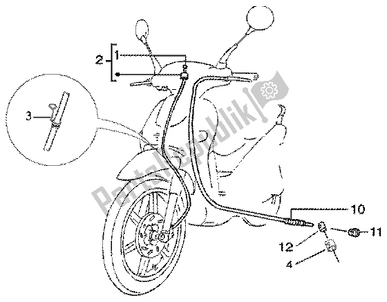 All parts for the Transmission of the Piaggio Liberty 50 4T 2001