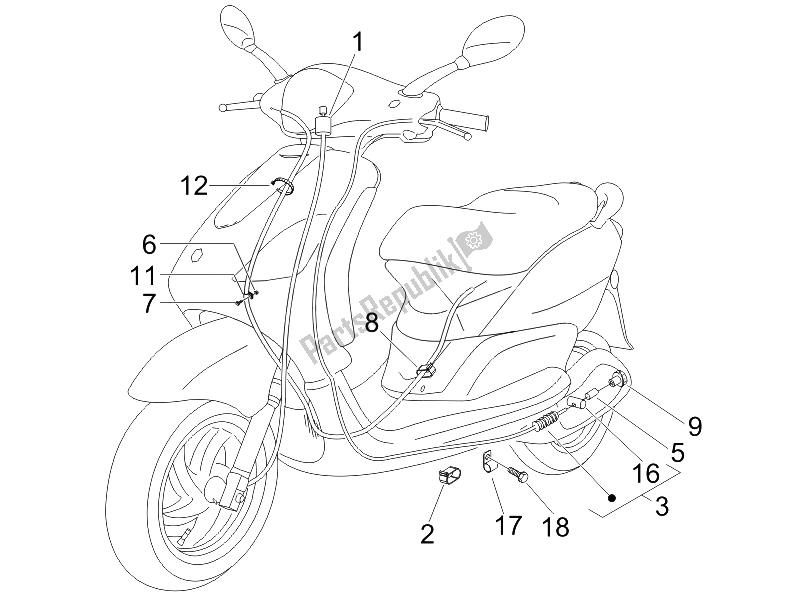 Toutes les pièces pour le Transmissions du Piaggio FLY 125 4T 2006