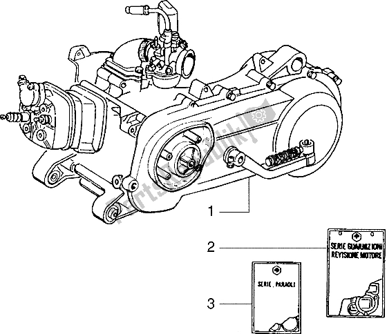 Tutte le parti per il Motore del Piaggio NRG Extreme 50 1999