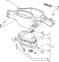 Speedometers kms.-Handlebar covers