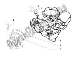 Carburettor, assembly - Union pipe