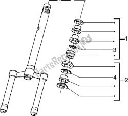 Steering bearing ball tracks