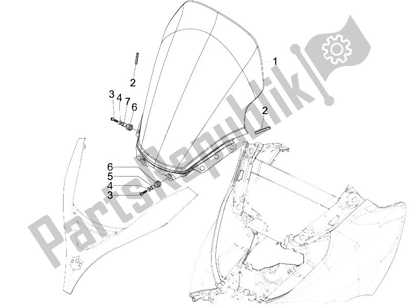 Toutes les pièces pour le T? M Cha? N Gio? - Ki? Nh du Piaggio MP3 400 IE LT Sport 2008