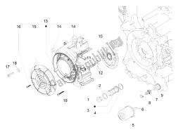 osłona iskrownika koła zamachowego - filtr oleju