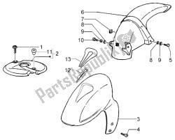 Front and rear mudguard