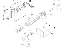 afstandsbedieningen - batterij - claxon