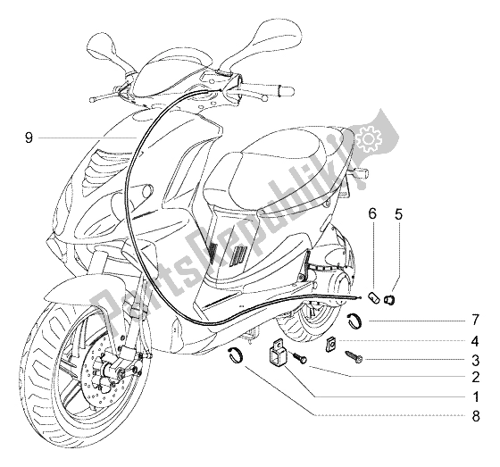 Toutes les pièces pour le Transmissions (2) du Piaggio NRG Power DT 50 1998