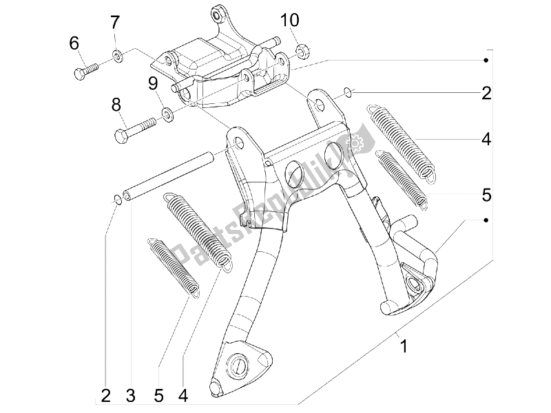 Toutes les pièces pour le Des Stands du Piaggio Liberty 50 2T 2008