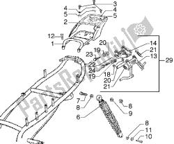 Rear shock absorber-Stand