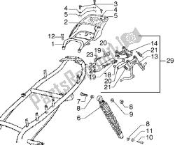soporte amortiguador trasero