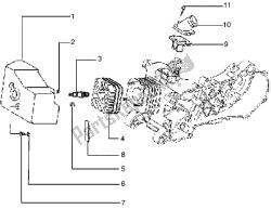 Cylinder head - cooling hood-inlet and induction pipe