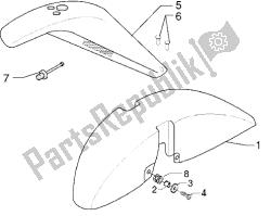 Front and rear mudguard