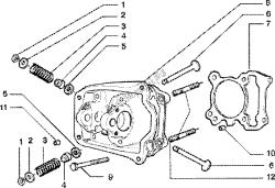 Cylinder head-valves