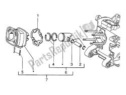 Cylinder-piston-wrist pin, assy