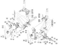 composants de la fourche (mingxing)